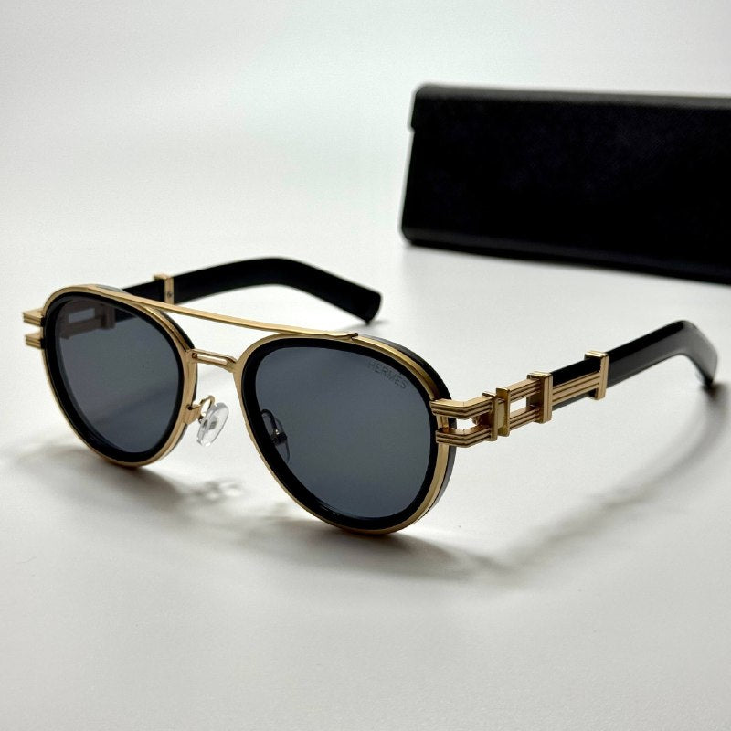 Hermès Aviator – Gold Black