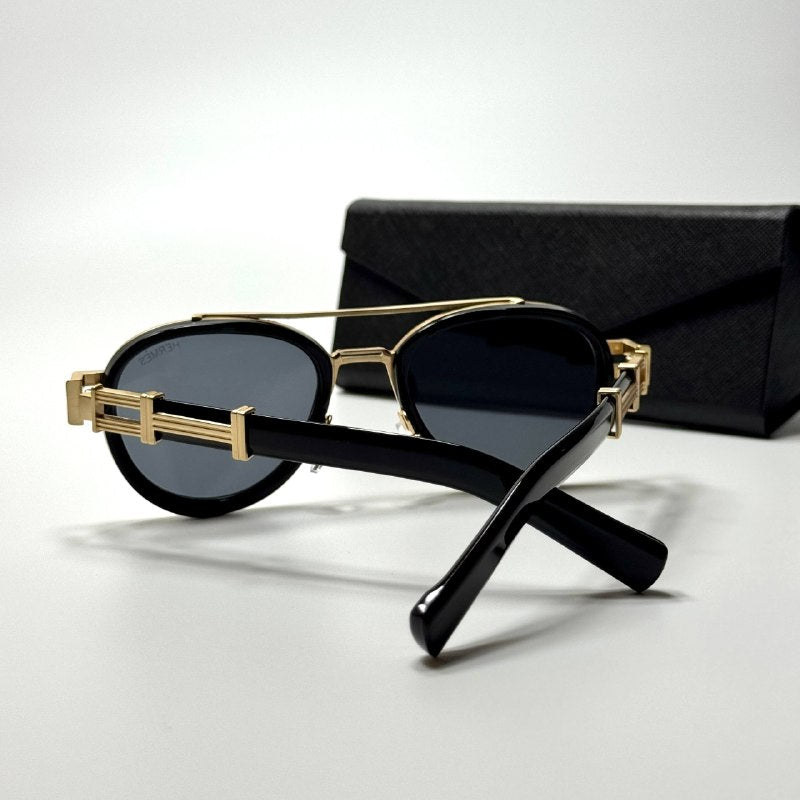 Hermès Aviator – Gold Black