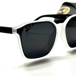 Ray-Ban Square RB4378 – Frost White Black