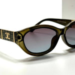 Celine Oval CL4928 – Olive Grey Gradient
