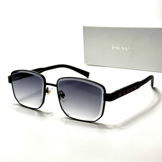 Prada Rectangular PR73ZS – Black Grey