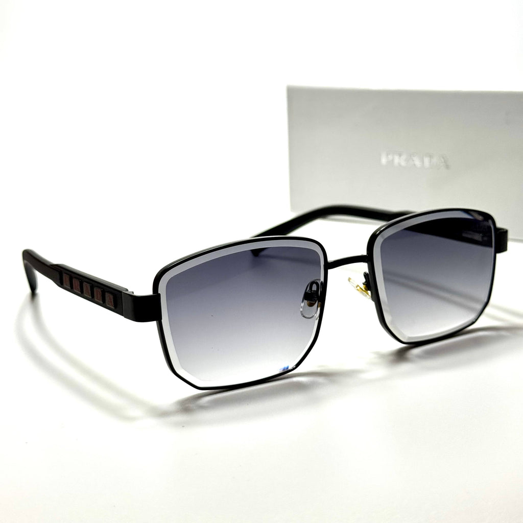 Prada Rectangular PR73ZS – Black Grey
