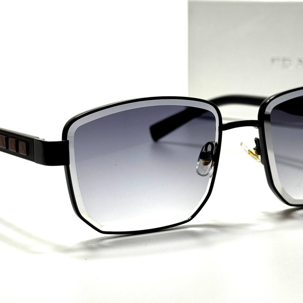 Prada Rectangular PR73ZS – Black Grey