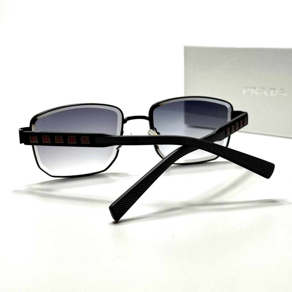 Prada Rectangular PR73ZS – Black Grey
