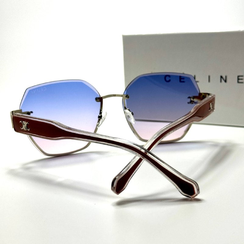 Celine Geometric CL5019 – Rose Gold Blue Pink