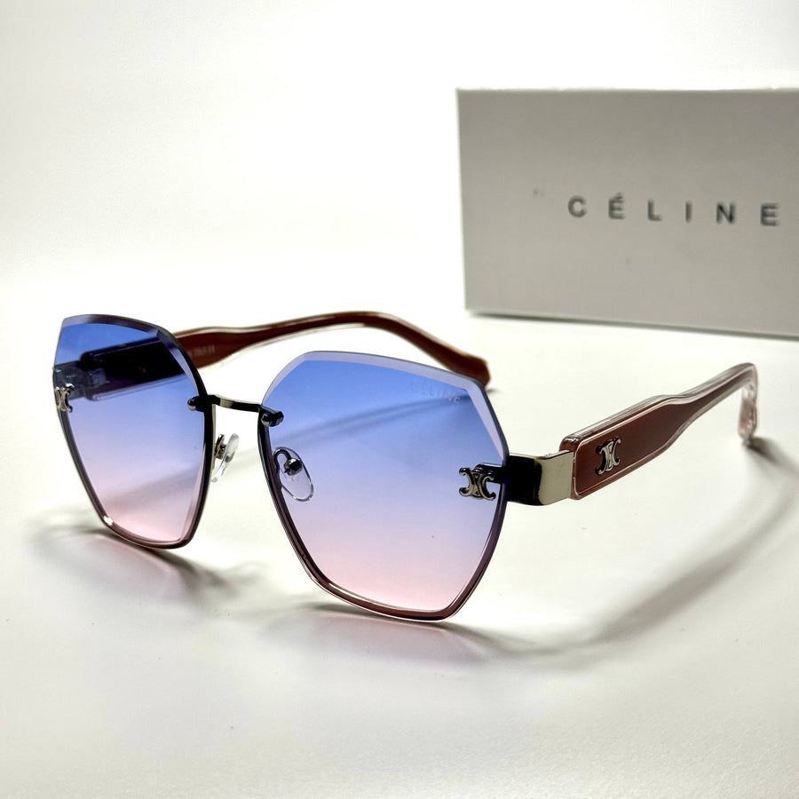 Celine Geometric CL5019 – Rose Gold Blue Pink