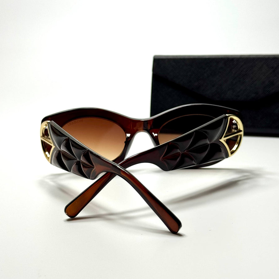 Bvlgari Oval BV9136 – Brown Gold