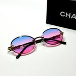 Chanel Round CH4286 – Gold Blue Pink
