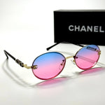 Chanel Round CH4286 – Gold Blue Pink