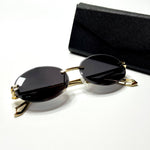 Maybach Rimless Oval – Gold Black