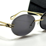 Maybach Rimless Oval – Gold Black