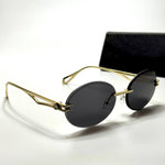 Maybach Rimless Oval – Gold Black
