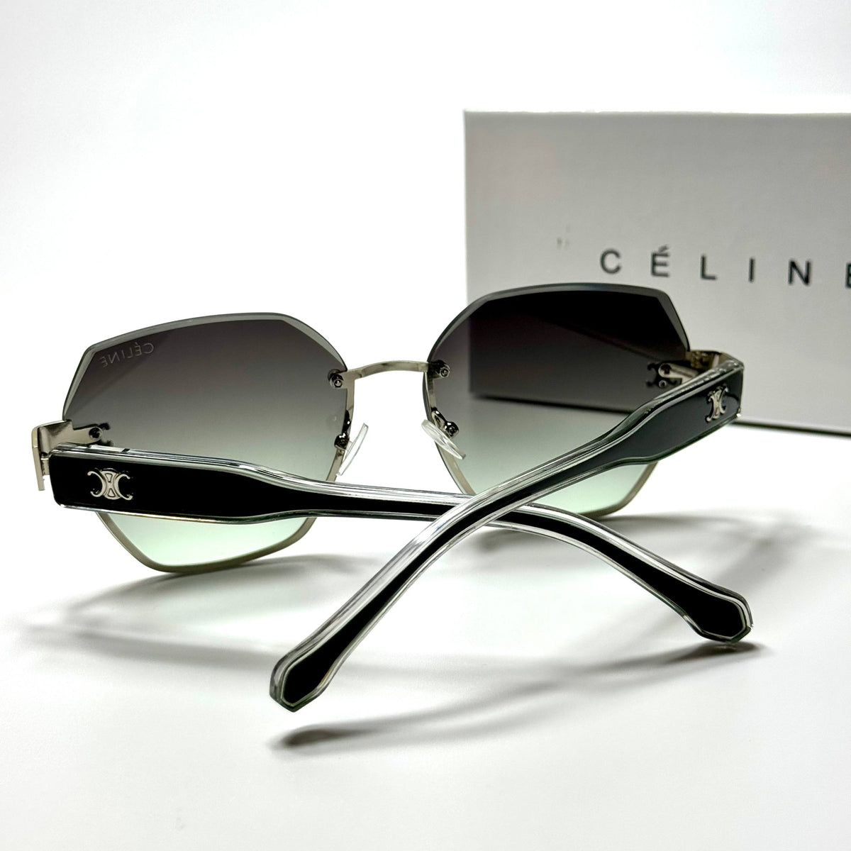 Celine Geometric CL5087 – Green Grey Gradient