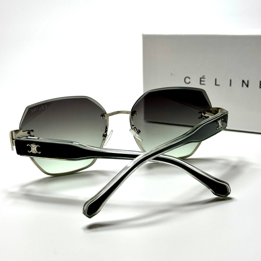 Celine Geometric CL5087 – Green Grey Gradient