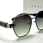 Celine Geometric CL5087 – Green Grey Gradient