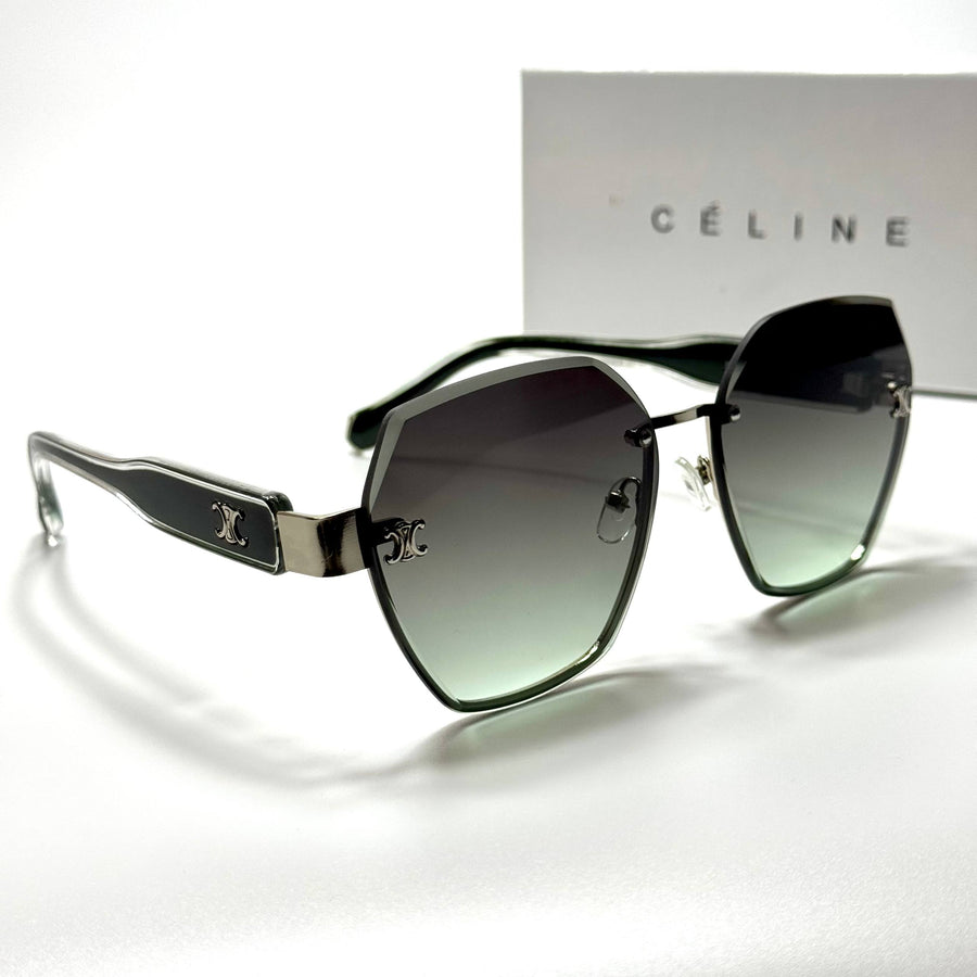 Celine Geometric CL5087 – Green Grey Gradient
