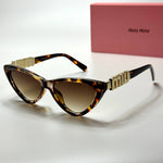 Miu Miu Cat Eye SMU06Z – Havana Brown Gold
