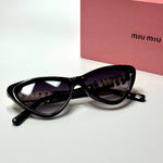 Miu Miu Cat Eye SMU08Z – Gold Violet Black