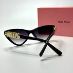 Miu Miu Cat Eye SMU08Z – Gold Violet Black