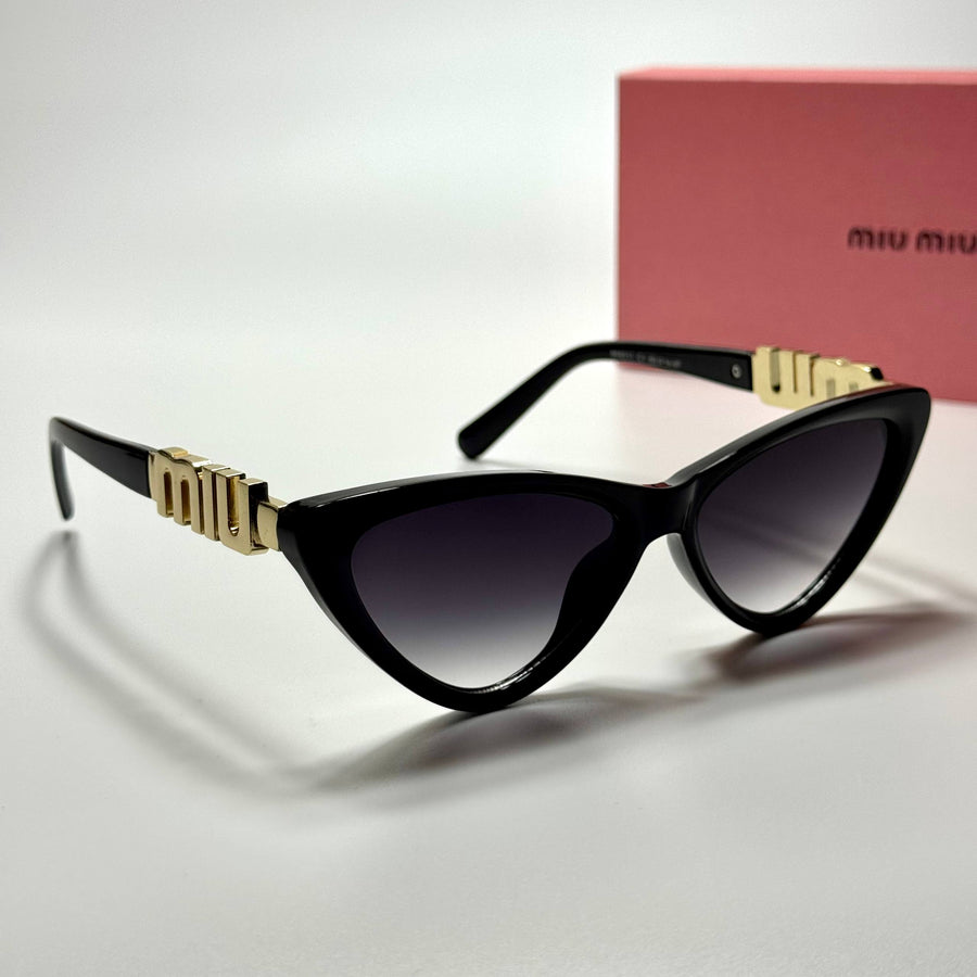 Miu Miu Cat Eye SMU08Z – Gold Violet Black