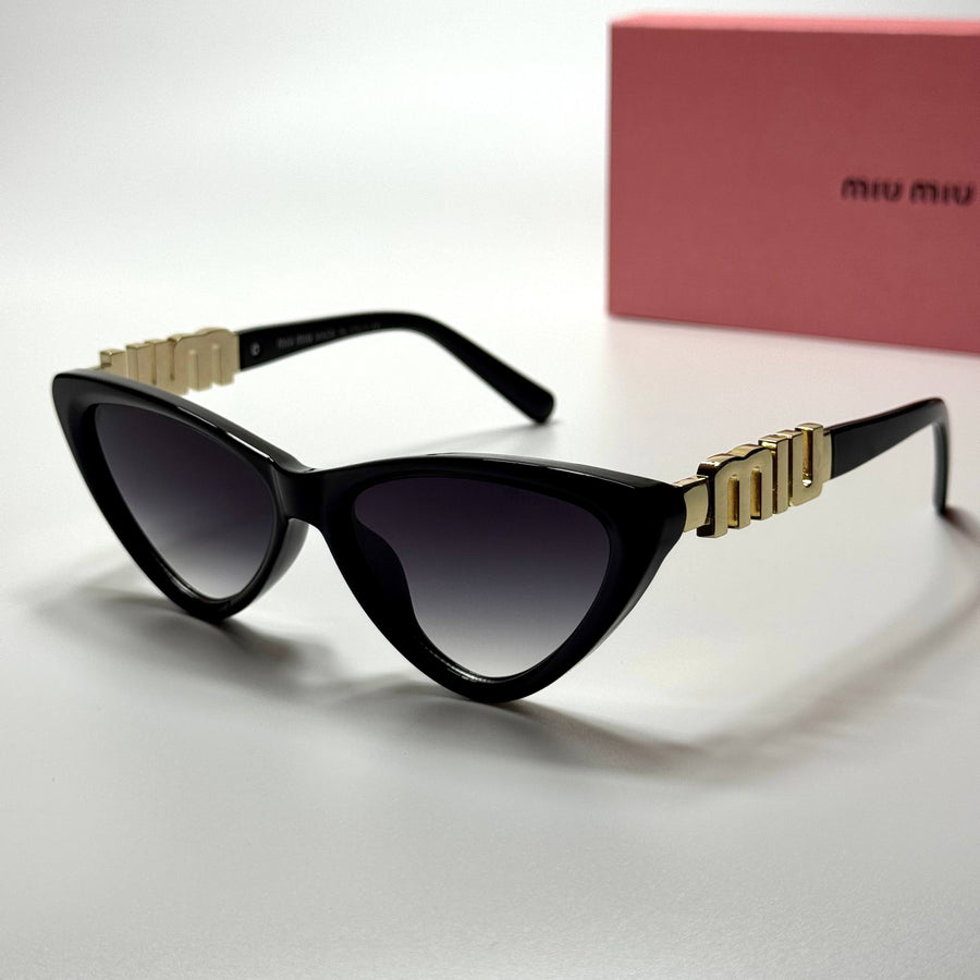 Miu Miu Cat Eye SMU08Z – Gold Violet Black