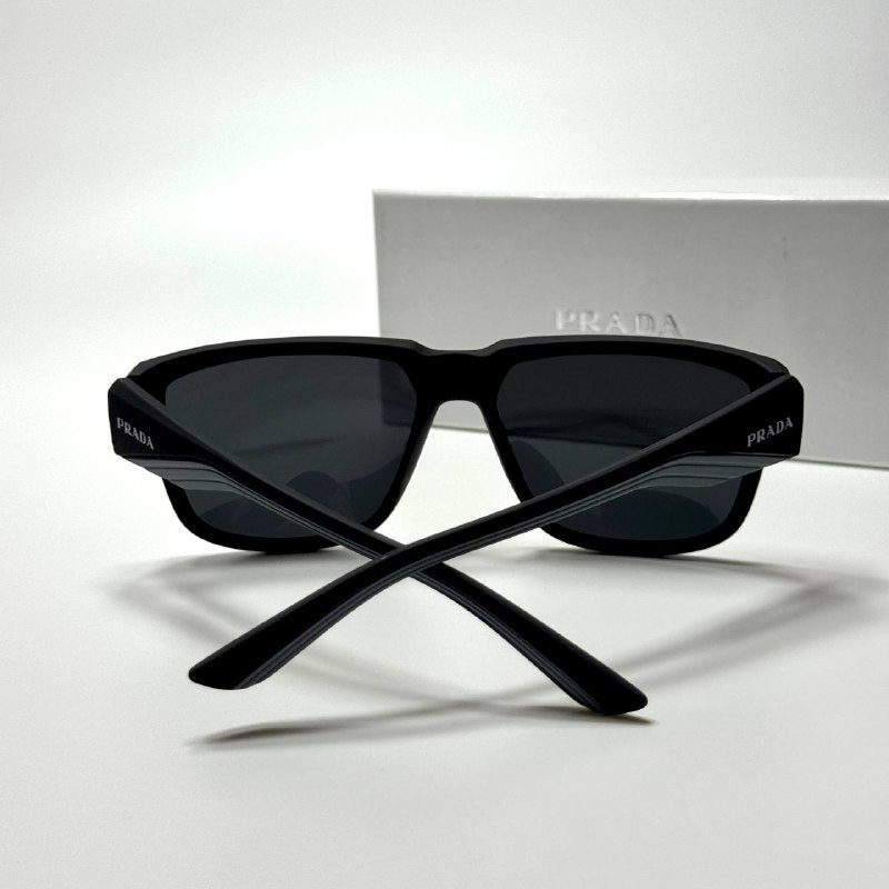 Prada Rectangular PR5832 – Black Grey