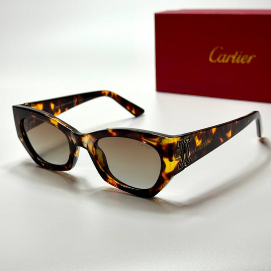 Cartier Cat-Eye CT0425S – Crystal Brown
