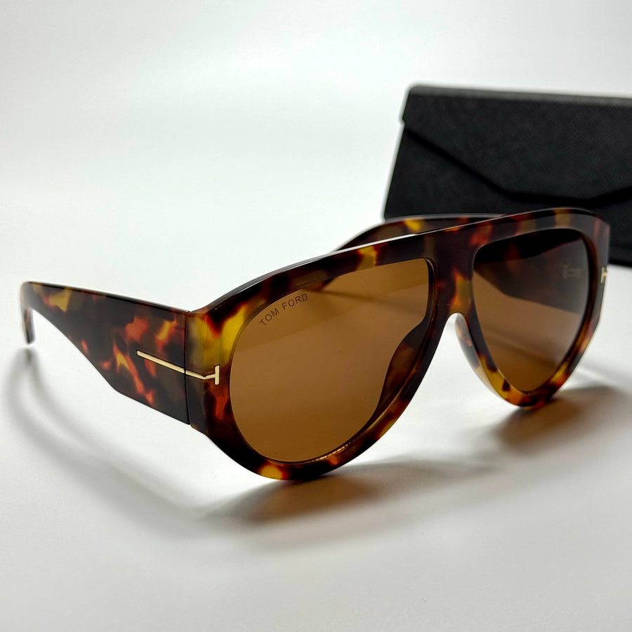 Tom Ford Aviator TF9147 – Havana Brown Gold