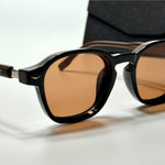 Moscot Round MOS3472 – Black Brown