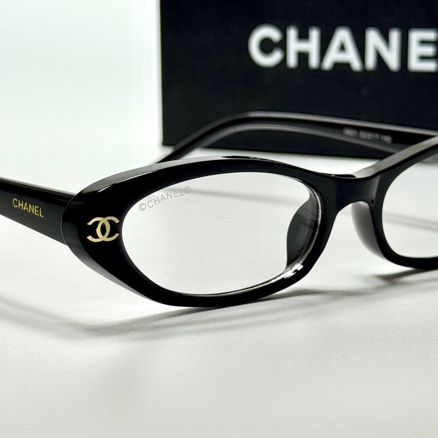 Chanel Oval CH5078 – Black Clear