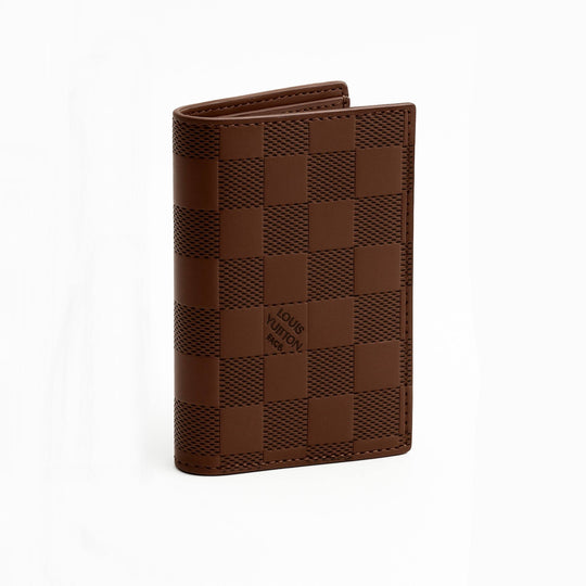 LV Leather Wallet – Brown