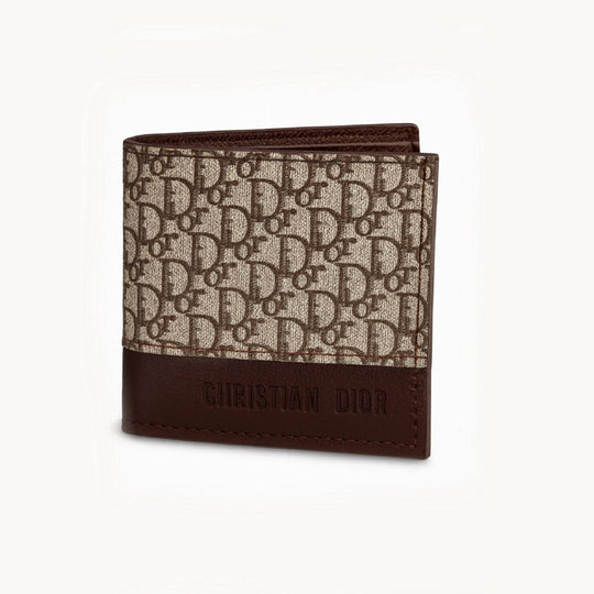 Christian Dior Canvas Wallet – Brown