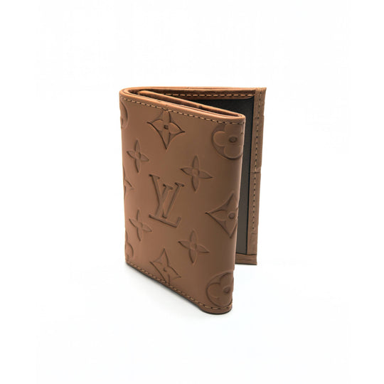 L.V. Soft Leather Mini Wallet – Brown