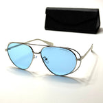 Bottega Veneta Aviator BV1236S – Silver Blue