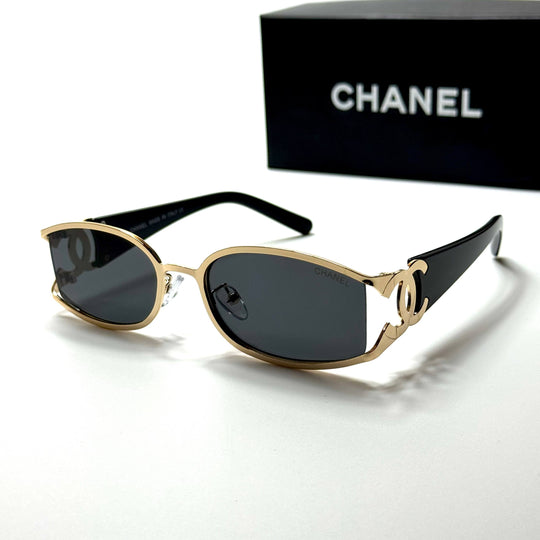 Chanel Oval CH4216 – Gold Black