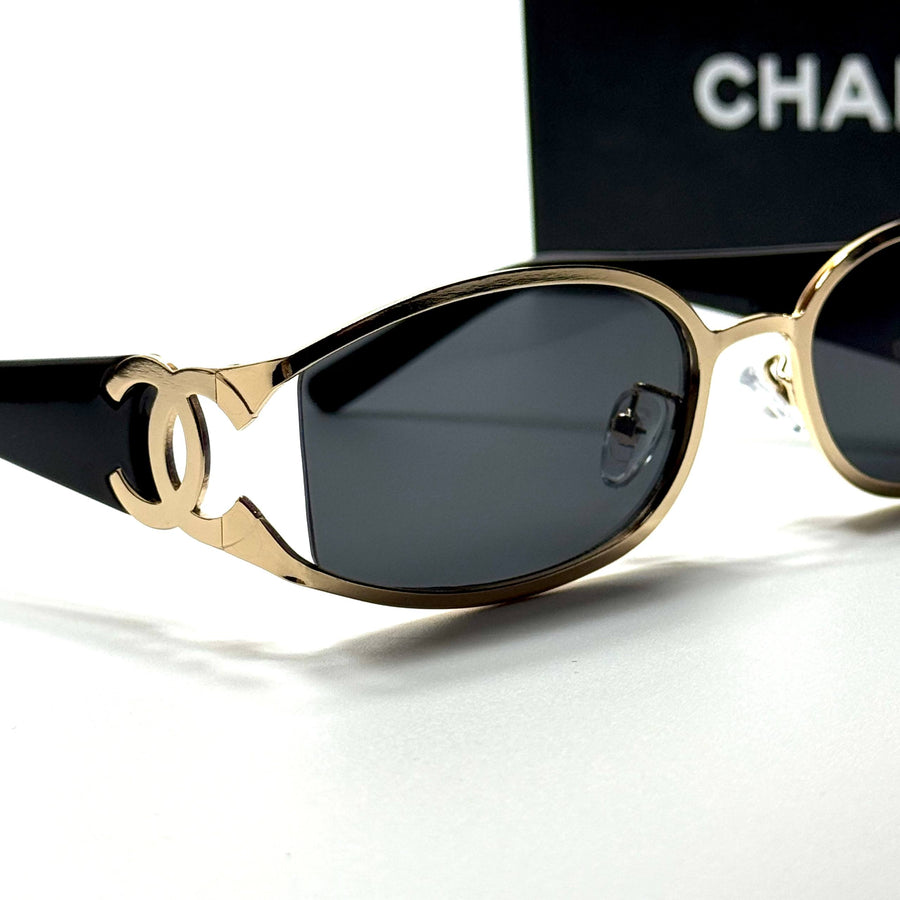 Chanel Oval CH4216 – Gold Black