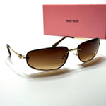 Miu Miu SMU73Z – Gold Brown Gradient