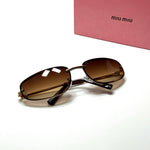 Miu Miu SMU73Z – Gold Brown Gradient