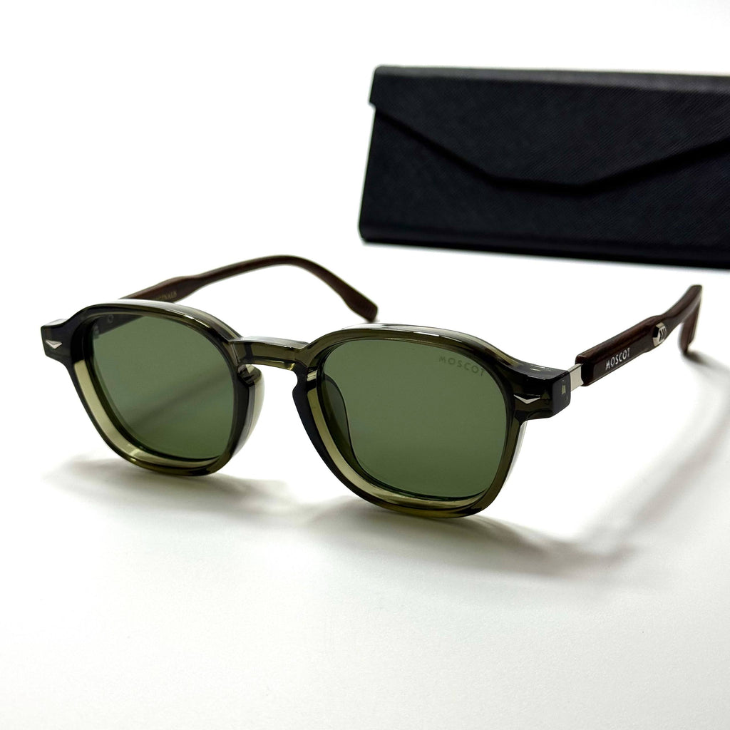 Moscot Round MOS3486 – Olive Green