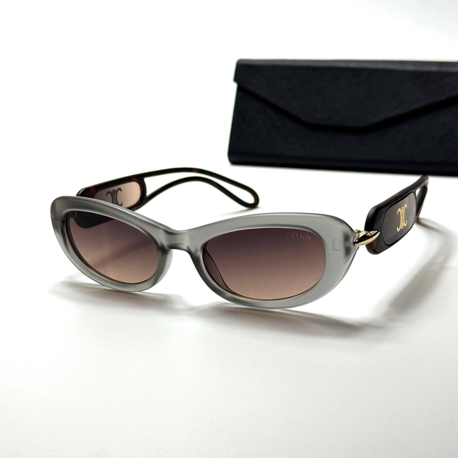 Celine Oval CL4187 – Frost Grey Brown