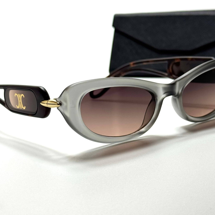 Celine Oval CL4187 – Frost Grey Brown