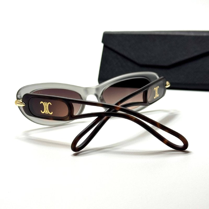 Celine Oval CL4187 – Frost Grey Brown
