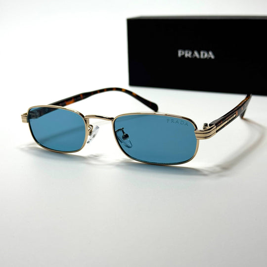 Prada Rectangular PR6294 – Gold Blue