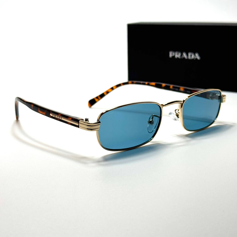 Prada Rectangular PR6294 – Gold Blue