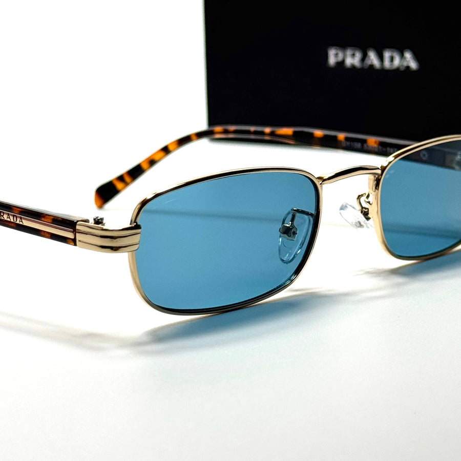 Prada Rectangular PR6294 – Gold Blue
