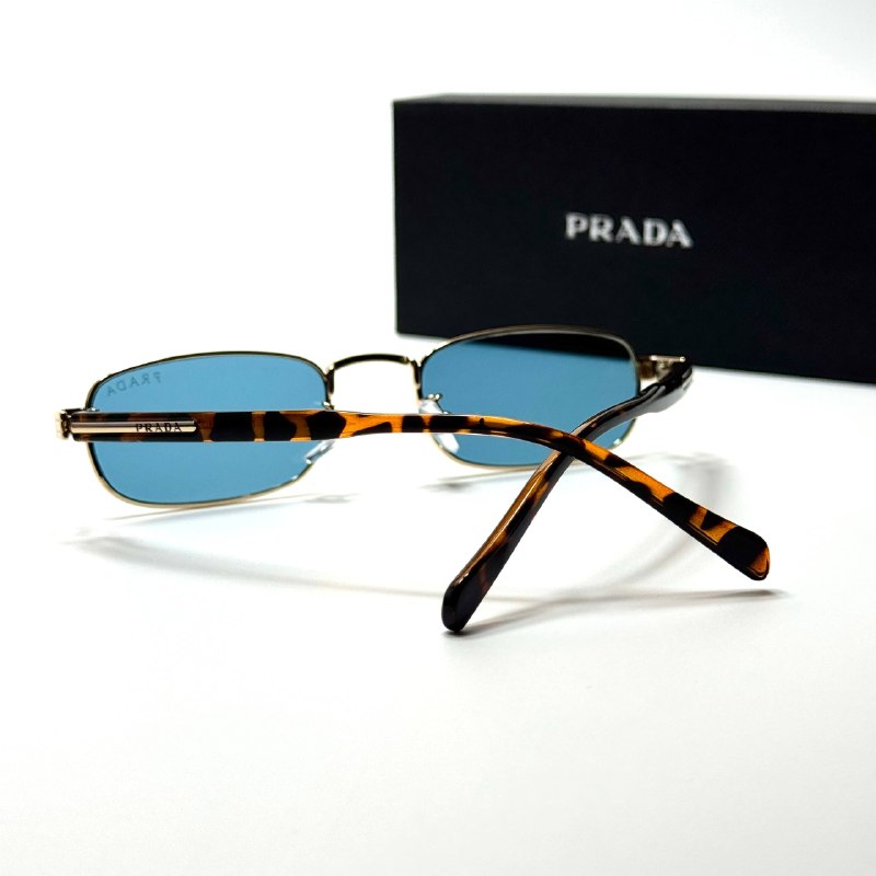 Prada Rectangular PR6294 – Gold Blue