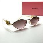 Miu Miu SMU64Z – Gold Black Gradient