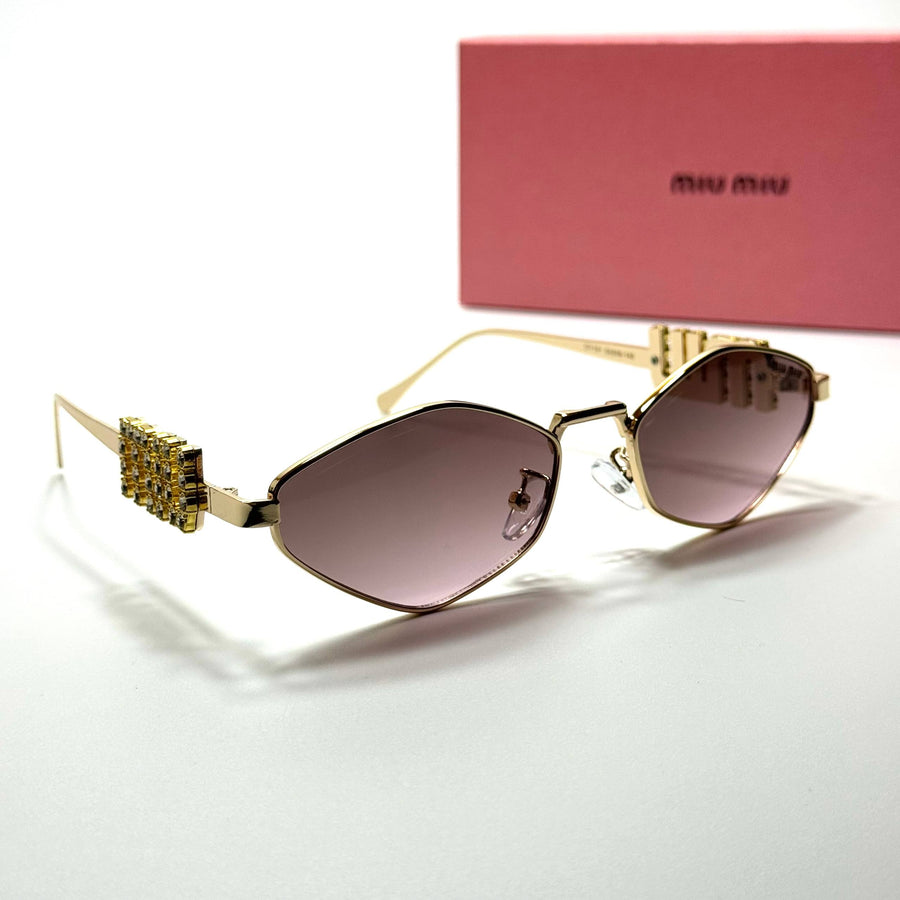 Miu Miu SMU64Z – Gold Black Gradient
