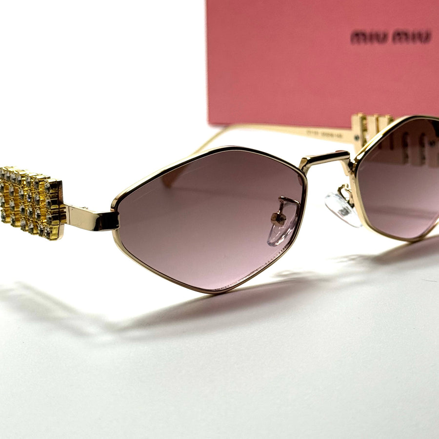 Miu Miu SMU64Z – Gold Black Gradient