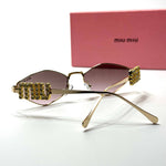 Miu Miu SMU64Z – Gold Black Gradient